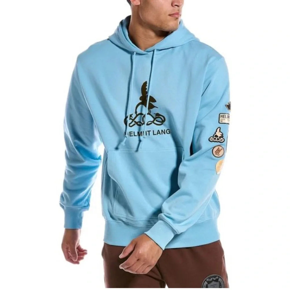 HELMUT LANG SOCIETAS HOODIE- TOPAZ - Picture 3 of 16